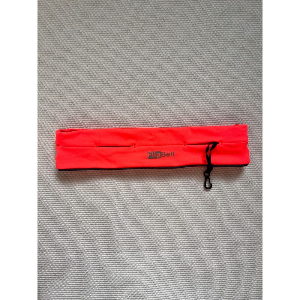 FlipBelt Classic Running Belt in Neon Punch Size MEDIUM
